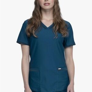 (2) Cherokee Women's Stretch Scrub Tops